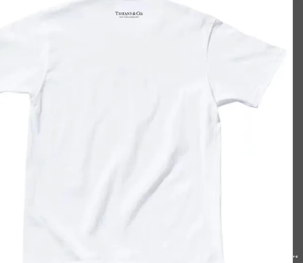 S XL T-shirt Tiffany Logo Co White L Tee Box Co M Sleeve Short 21FW Tiffany 0810